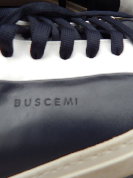 Buscemi WMens 100mm High Top Sneaker Shoes Navy Blue Leather US 10D / EU 43 main image 10